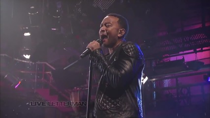 John Legend - Used To Love U ( Live on Letterman )