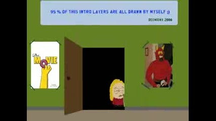 simpsons intro south park style