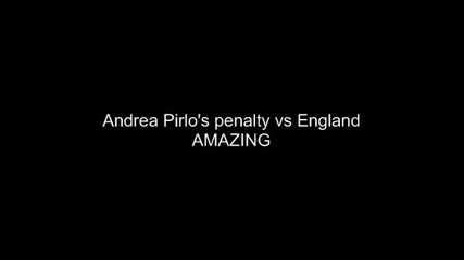 Андреа Пирло - дузпа срещу Англия