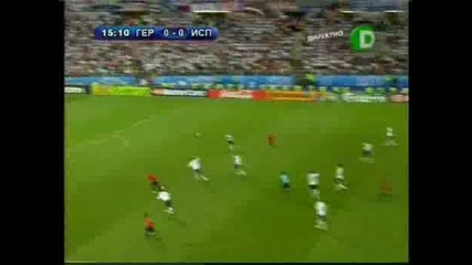 Germany срещу Spanish [euro 2008] - Част 2