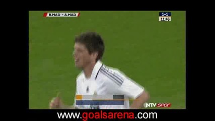 07.03.09 Реал Мадрид - Атлетико Мадрид 1:1 Гол На Клас Ян Хунтелаар