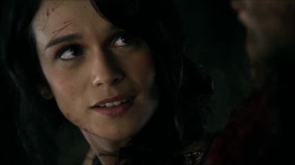 Sibyl & Gannicus from Spartacus - girl you'll be a woman soon