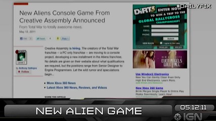 Ign Daily Fix - 12.5.2011 - Future Soldier Delay