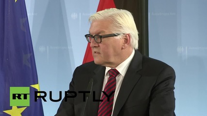 Germany: Russia and USA needed to achieve 'political solution' in Syria - Steinmeier