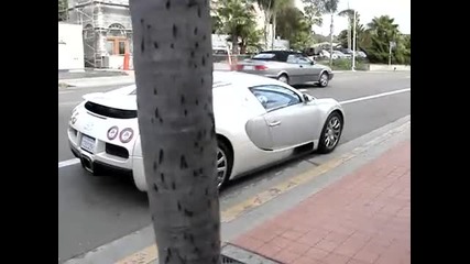 Bugatti Veyron Driving Off 