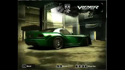 Need For Speed Most Wanted : My Cars