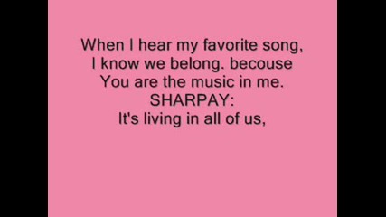 Your Are The Music In Me .. (sharpay Version) Lyrics