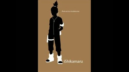 Naruto characters and the music on their ipods 