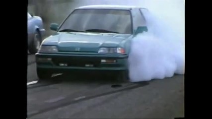 Honda Civic 1990 1.5 Crazy Burnout 