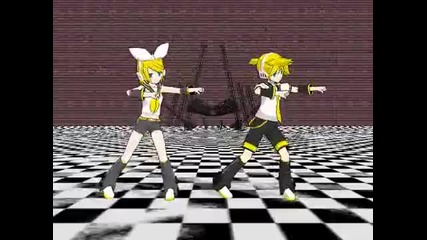 [mmd]rin and Len Kagamine Love and Joy