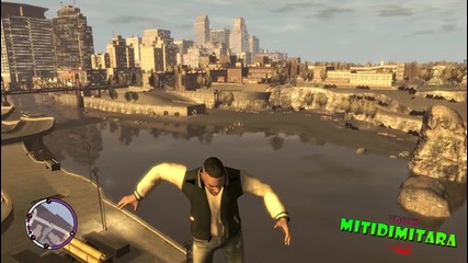 Grand Theft Auto Iv - Бъг с гравитацията и летяща лодка 
