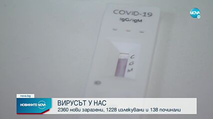 Рекорден за последните месеци брой на заразени с COVID-19 за 24 часа