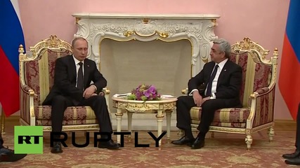 Armenia: Putin touts ties with Armenia during trip to Yerevan