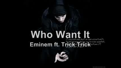 Eminem 2008 New Song - Who Want It (full Version)