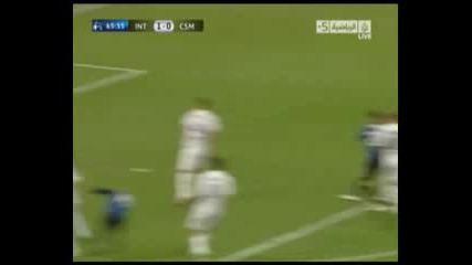 31.3.2010 Интер - Цска Москва 1 - 0 Шл 1/4 финал 