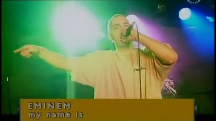 Eminem - My Name Is (live Ztv Tullhus 2 1999) 