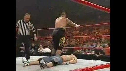 Raw - The Great Khali vs. Umaga vs. John Cena 