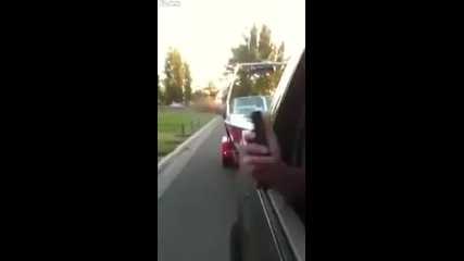 Гавра с Момиче в Парка