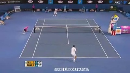 Australian open 2010 : Томик - Чилич 