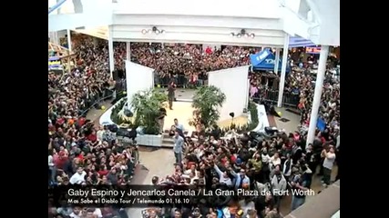 Gaby Espino y Jancarlos Canela en La Gran Plaza de Fort Worth 01.16.10 