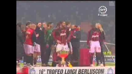Купа Берлускони - Връчване На Милан