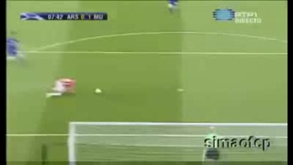 Arsenal vs Manchester united (0 - 1) Goal park ji sung.