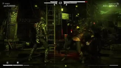 Mortal Kombat X - Reptile vs. Liu-kang