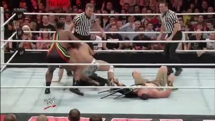 John Cena vs The Real Americans [handicap match]