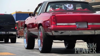Candy Red Olds On 26 Inch Dub Wheels- Georgia On My Mind Series