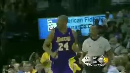 Kobe Breaks Kevin Durants Ankles and sinks the fadeaway