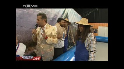 [ Hq] Vip Brother Live 22/04/09 [ четвърто състезание] Ивайла скуби кокошка. [ смях]