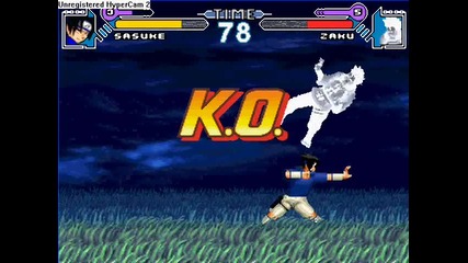 Naruto M.u.g.e.n Sasuke Vs Zaku
