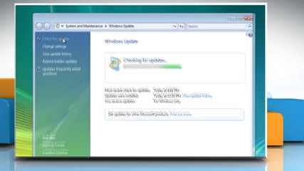 Windows® Vista: How to install drivers and other optional updates