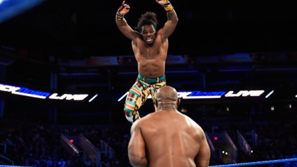 The New Day vs. Chad Gable & Shelton Benjamin - Winners face The Usos at WWE Fastlane: SmackDown LIVE, Feb. 20, 2018