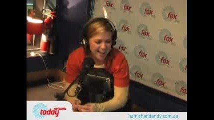 Kelly Clarkson Interview Hamish & Andy, Australia 2007 