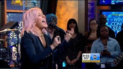 Ellie Goulding - Anything Could Happen ( Good Morning America 2013-01-22 )