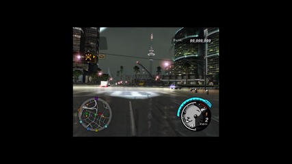 Need For Speed Underground 2 Каране на задни гуми Компилация