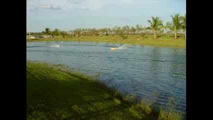 Boat Playing In The Water