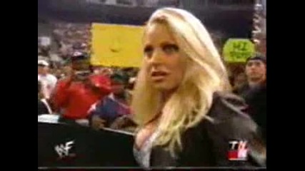 [moments of Trish] Raw 01/01/01 Trish and Test [backstage] + Chris Benoa vs Test [match] ft Trish