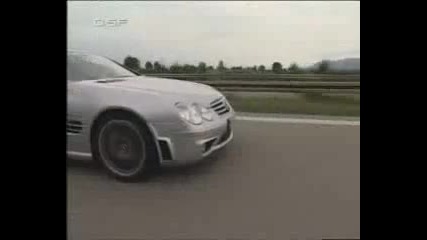 Mercedes sl65 300kmh 