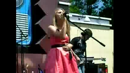 Savannah singing Hes Just