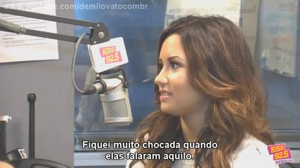 Demi Lovato-roz & Mocha Show (kiss 92.5) Entrevista Legendada