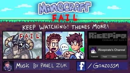 Minecraft Fail, A Minecraft Parody mnoo qko :d