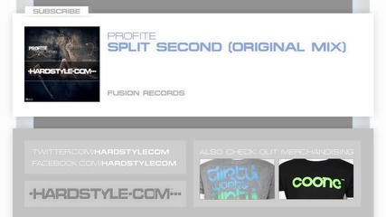 New Release Profite - Split Second (original Mix)