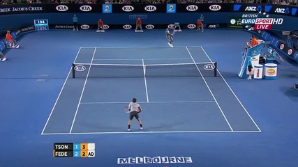 Federer vs Tsonga 2013 Australian Open Qf Highlights