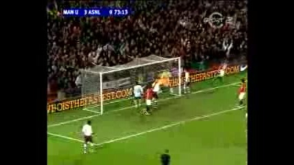 Machester United disrupting Arsenal 4 0...16.02.2008 