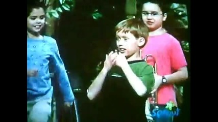 Demi Lovato and Selena Gomez on Barney