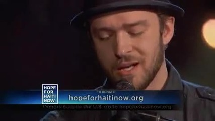 Зов за Помощ! Justin Timberlake & Matt Morris - Hallelujah ( Hope For Haiti Now ) 