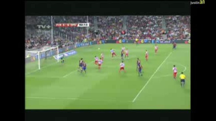 Барселона - Спортинг Хихон 3:0 Първи гол на Златан Ибрахимович