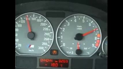 Bmw M3 E46 Ускорение 0 - 220km/h 